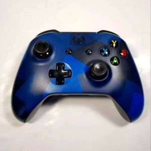 Xbox One Wireless Controller Midnight Forces II Special Edition Model 1708 Blue